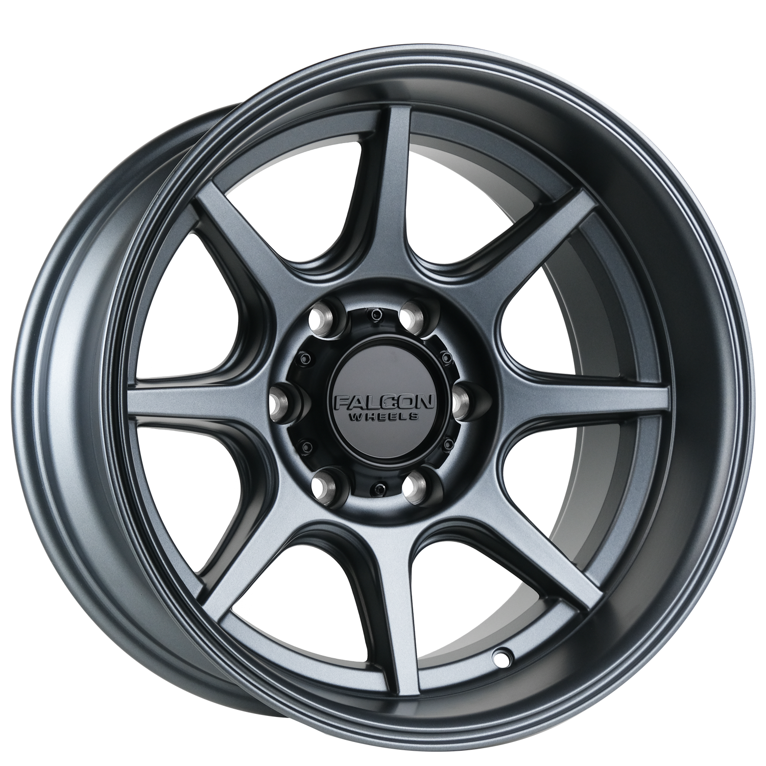 T8 "Seeker"- Matte Gunmetal 17x9 - Premium Wheels from Falcon Off-Road Wheels - Just $335! Shop now at Falcon Off-Road Wheels 