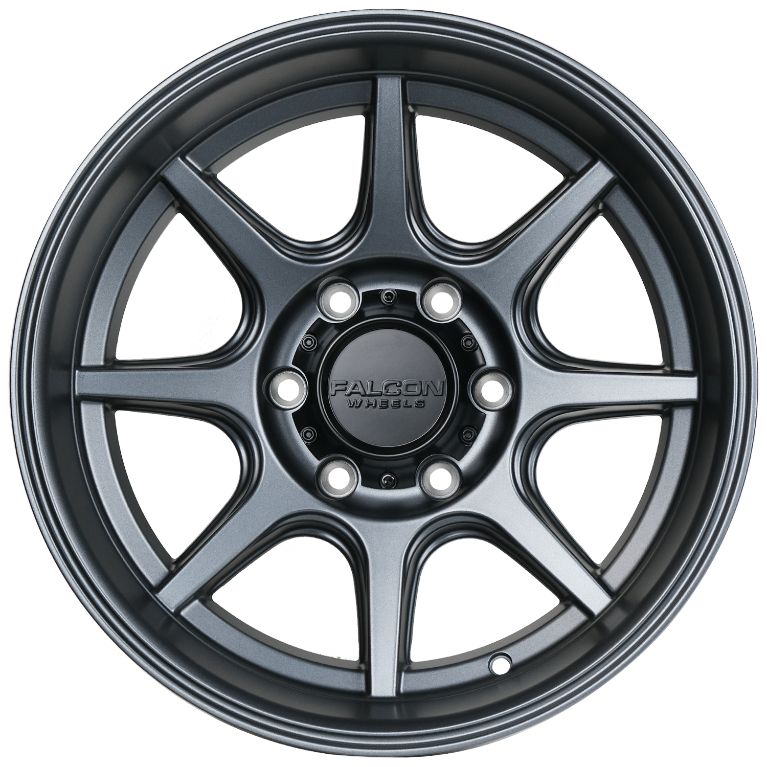 T8 "Seeker"- Matte Gunmetal 17x9 - Premium Wheels from Falcon Off-Road Wheels - Just $295! Shop now at Falcon Off-Road Wheels 