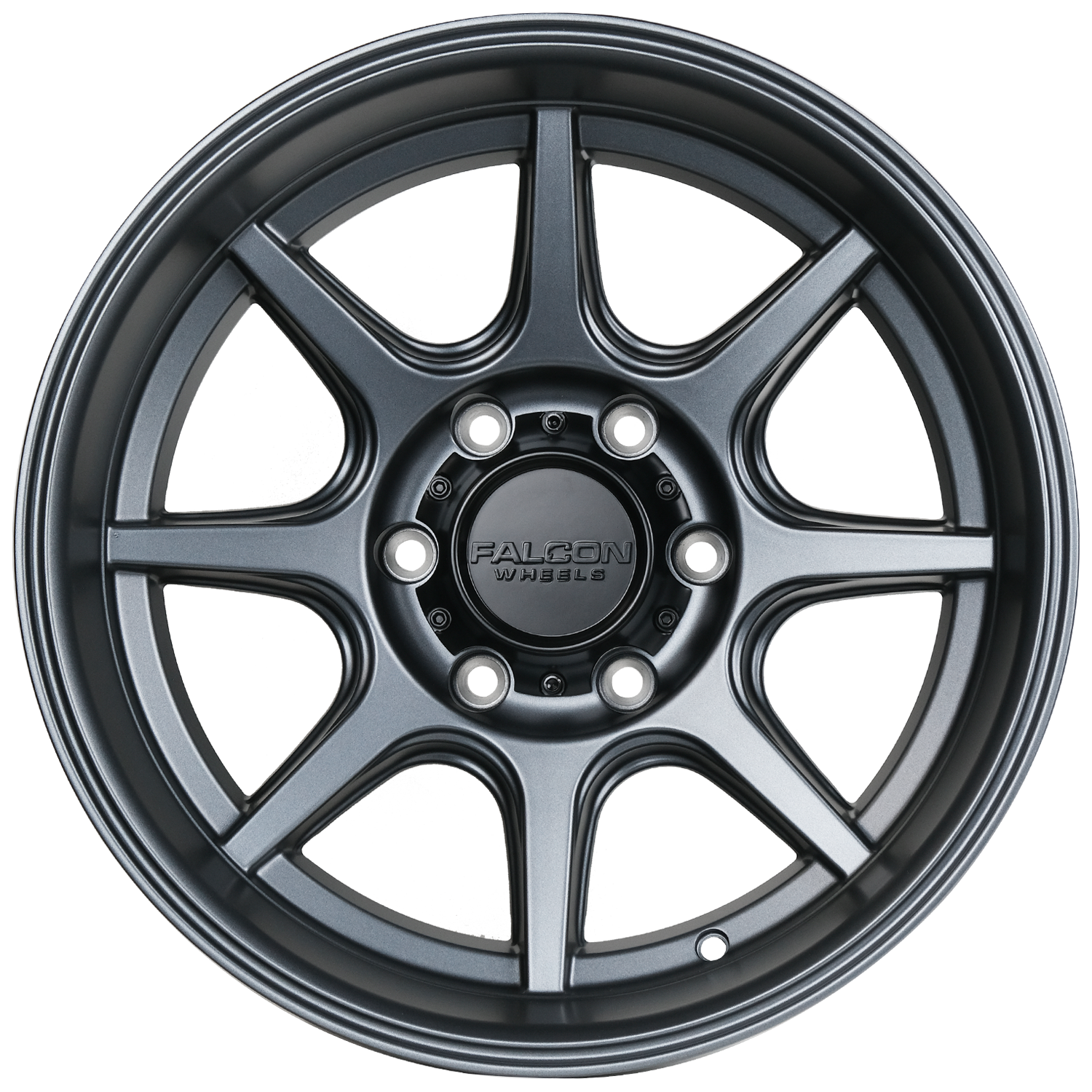 T8 "Seeker"- Matte Gunmetal 17x9 - Premium Wheels from Falcon Off-Road Wheels - Just $335! Shop now at Falcon Off-Road Wheels 
