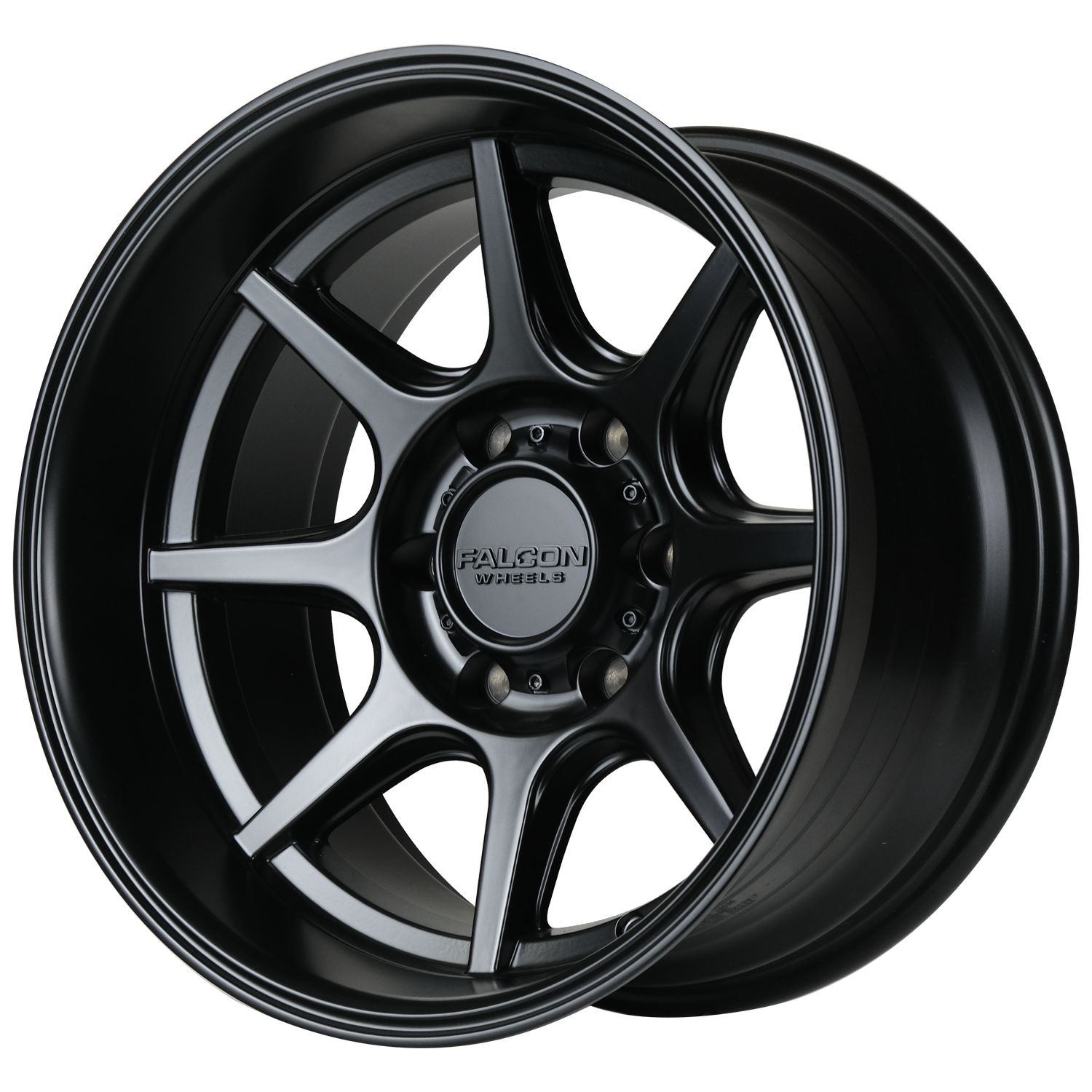 T8 "Seeker"- Matte Black 17x9 - Premium Wheels from Falcon Off-Road Wheels - Just $285! Shop now at Falcon Off-Road Wheels 