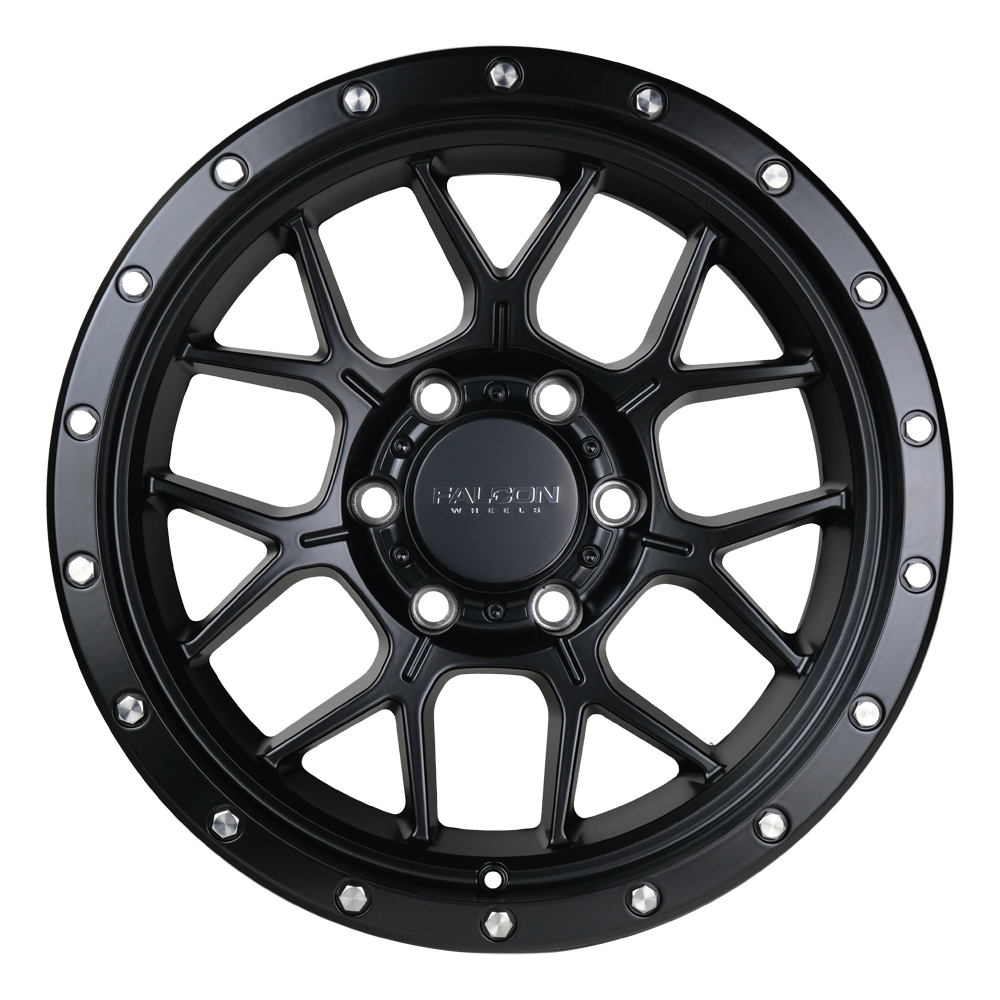 TX - Titan Matte Black - Premium Wheels from Falcon Off-Road Wheels - Just $310! Shop now at Falcon Off-Road Wheels 