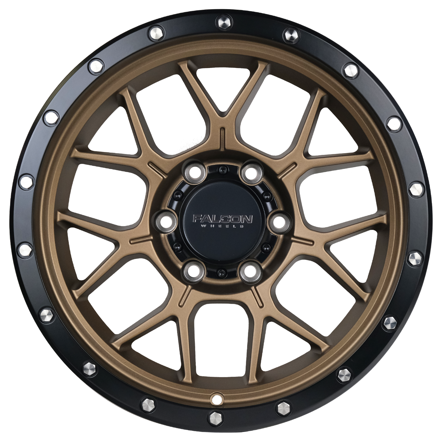 TX - Titan Matte Bronze 17x9 - Premium Wheels from Falcon Off-Road Wheels - Just $345! Shop now at Falcon Off-Road Wheels 