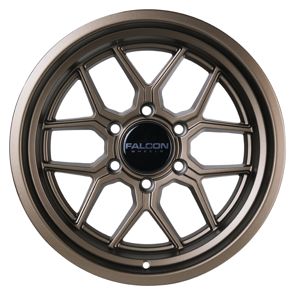 TX1 - Apollo Matte Bronze 17x9 - Premium Wheels from Falcon Off-Road Wheels - Just $345! Shop now at Falcon Off-Road Wheels 