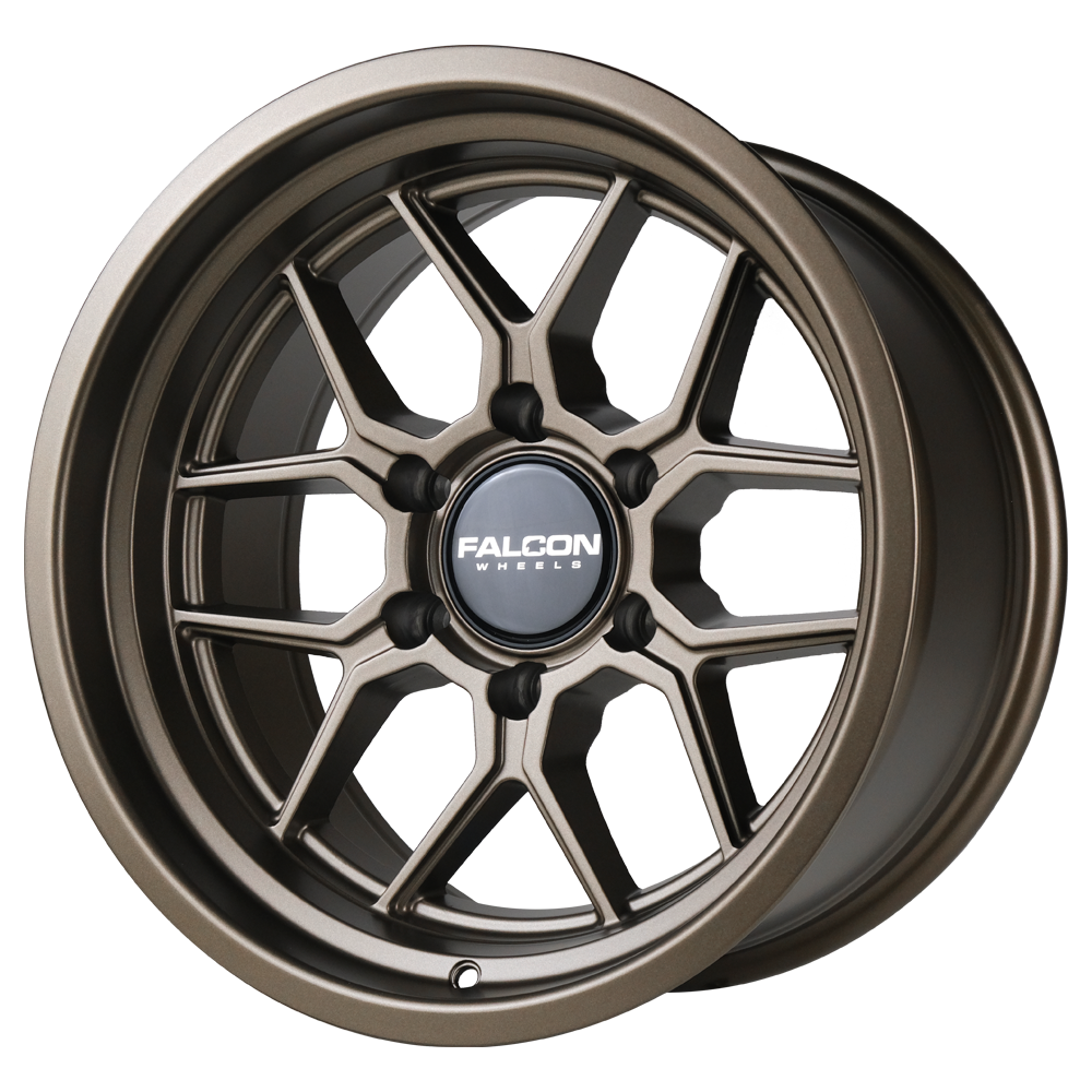 TX1 - Apollo Matte Bronze 17x9 - Premium Wheels from Falcon Off-Road Wheels - Just $295! Shop now at Falcon Off-Road Wheels 