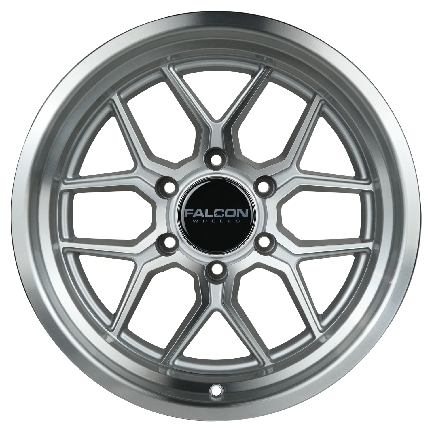 TX1 - Apollo Silver w/Machine Face & Lip 17x9 - Premium Wheels from Falcon Off-Road Wheels - Just $345! Shop now at Falcon Off-Road Wheels 