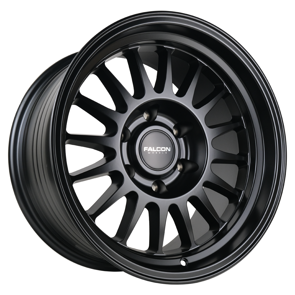 TX2 - Stratos Matte Black 17x9 - Premium Wheels from Falcon Off-Road Wheels - Just $345! Shop now at Falcon Off-Road Wheels 