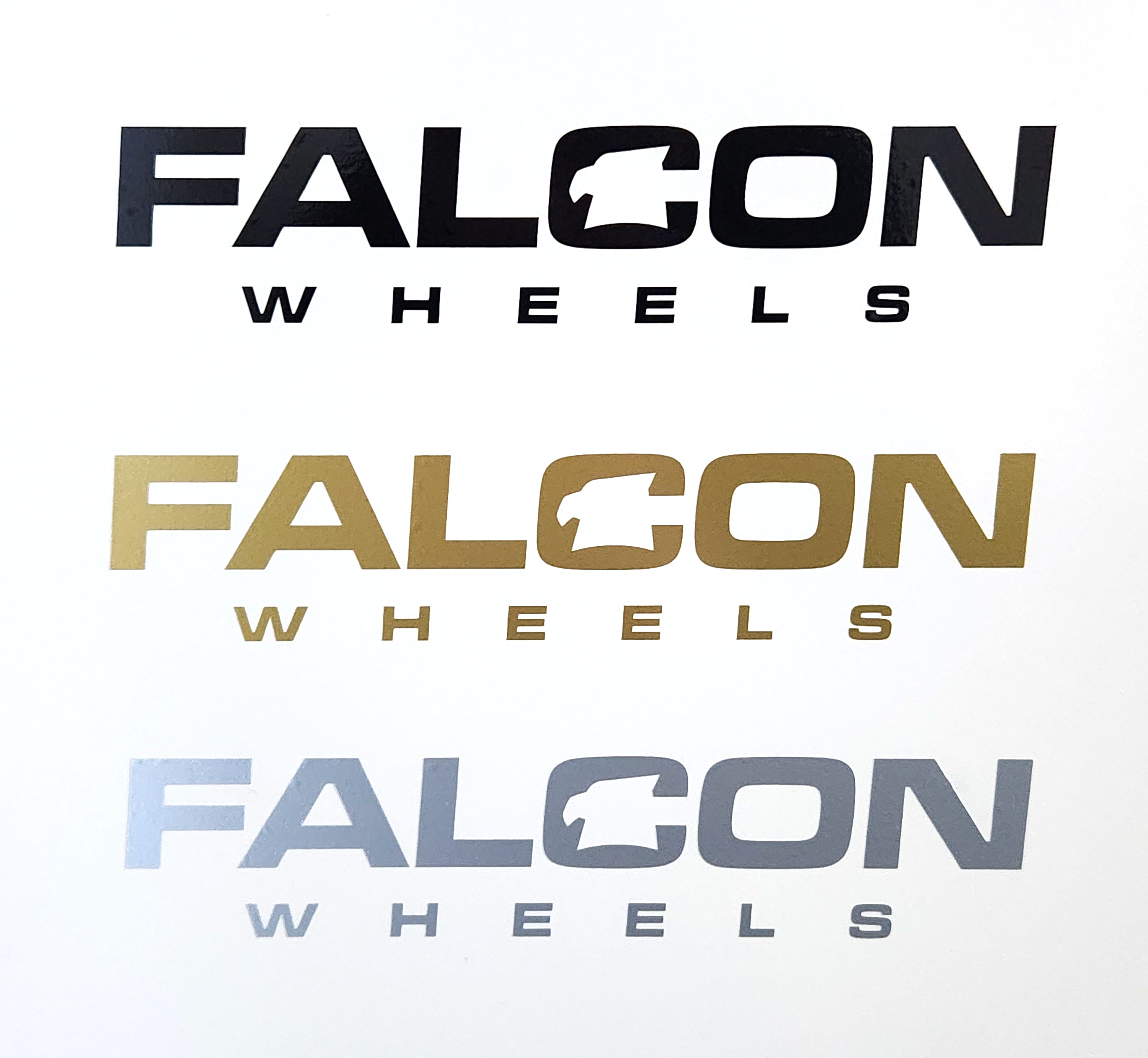 Falcon Wheels Vinyl Decal 8" - Premium  from Falcon Off-Road Wheels  - Just $5.00! Shop now at Falcon Off-Road Wheels 